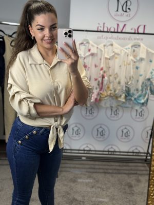 NELLY bézs női ing