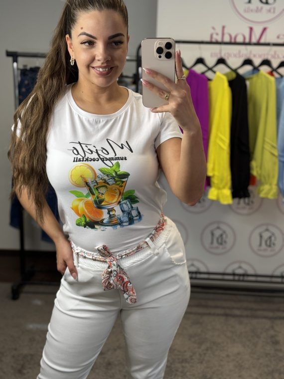 MOJITO női pamut póló