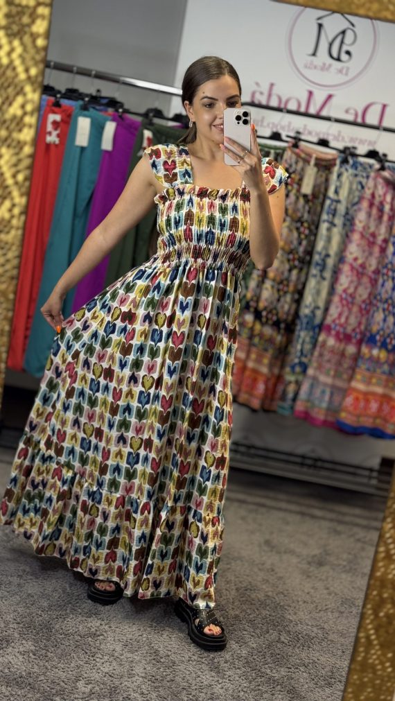 Maxi ruha-szívecskés