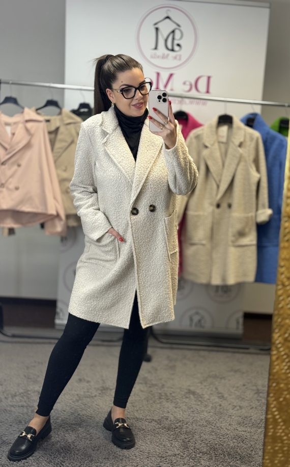 Átmeneti elegáns/sportos kabát-bézs