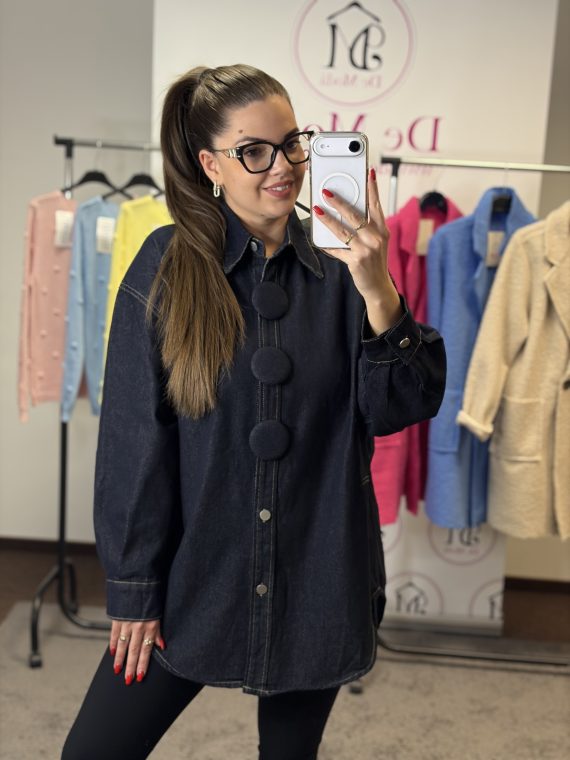 Különleges hosszított farmering-indigo