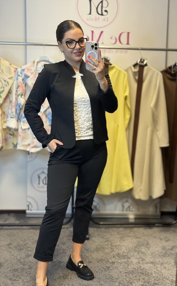 Kétrészes szett,blézer+nadrág-fekete