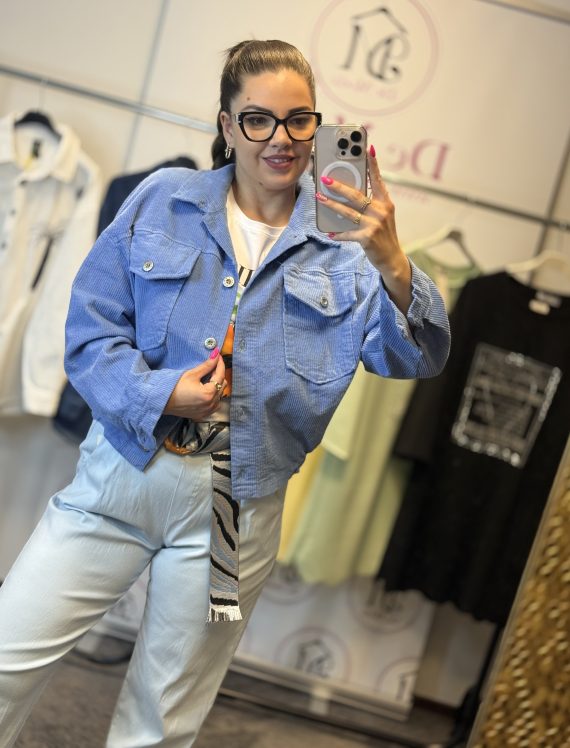 Kordbársony kabát-farmerkék